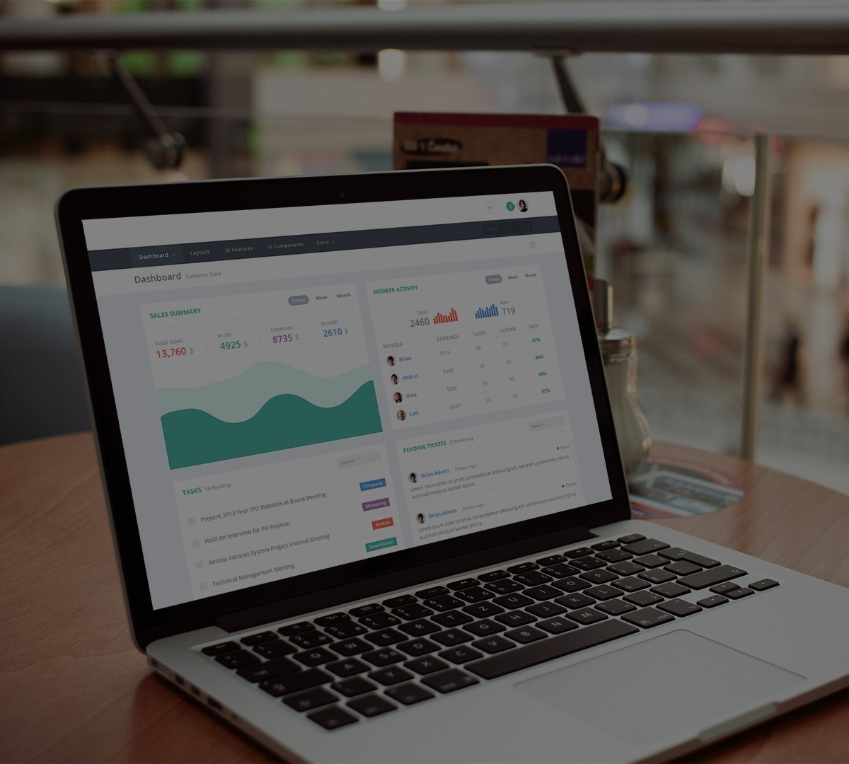 Login Bombardier Dashboard